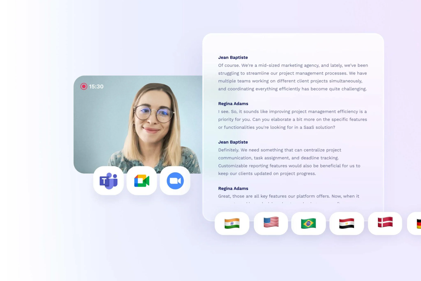 tl;dv | AI tools for sales meeting transcriptions